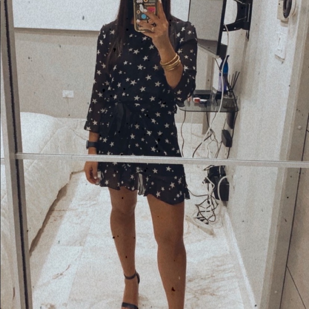NASTYGAL star dress (open back)